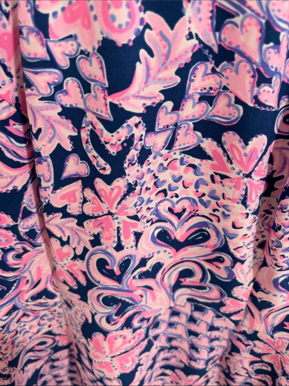 Lilly Pulitzer Pink & Navy Floral Mini Dress - Picture 2 of 6